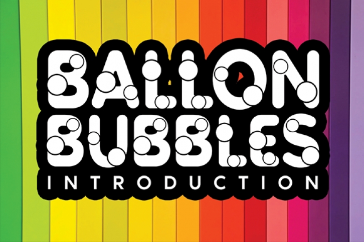 Ballon Bubbles Font Download