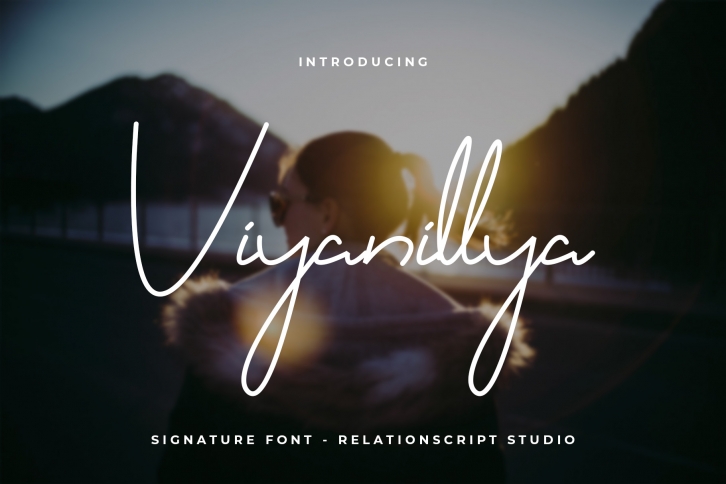 Viyanillya Signature Font Font Download
