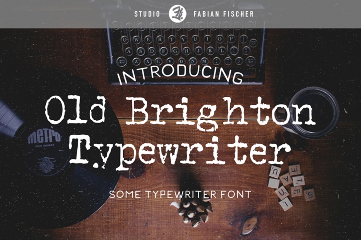 Old Brighton Typewriter - Font Font Download