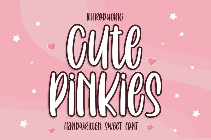 Cute Pinkies | Quirky Font Font Download