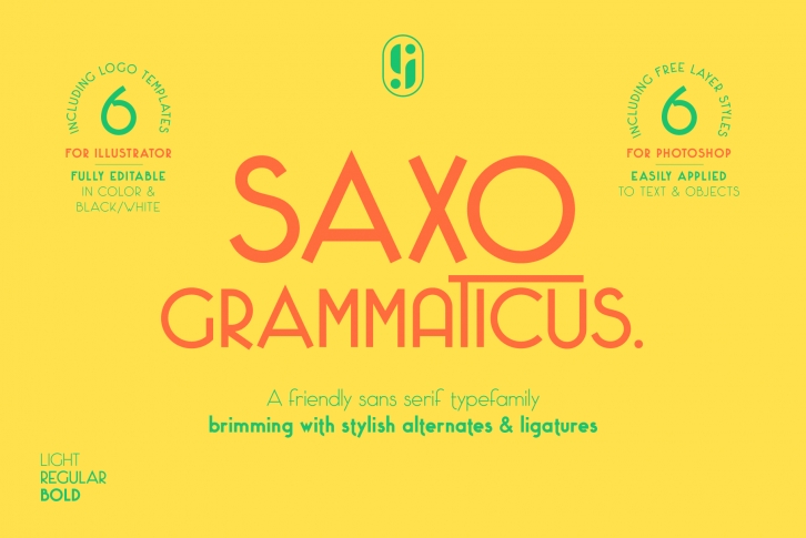 Saxo Grammaticus Sans Serif Font & Extras Font Download