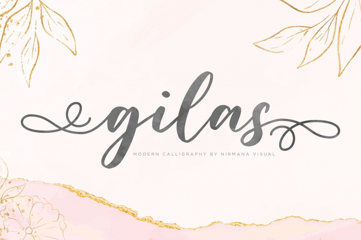 Gilas - Modern Calligraphy Font Download