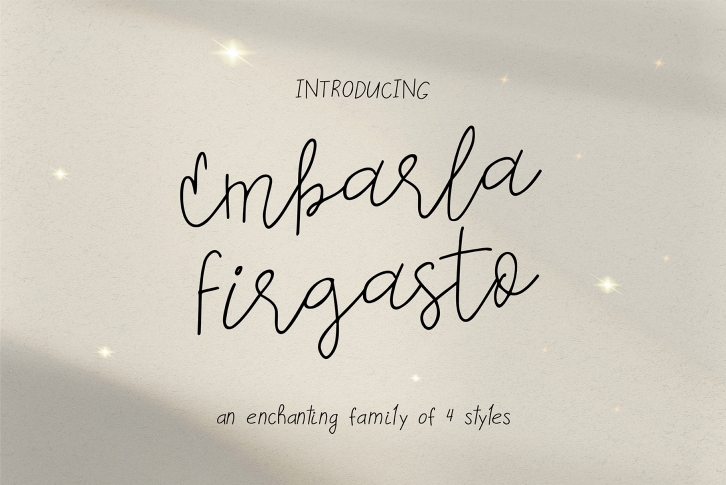 Embarla Firgasto Family Font Download