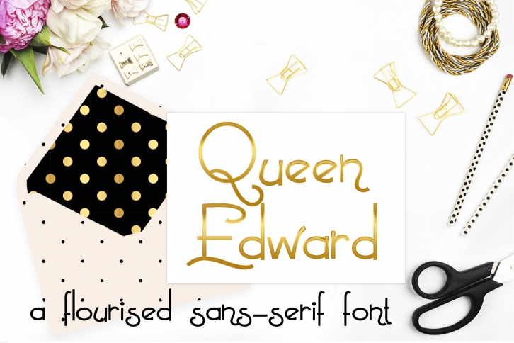 PN Queen Edward Font Download