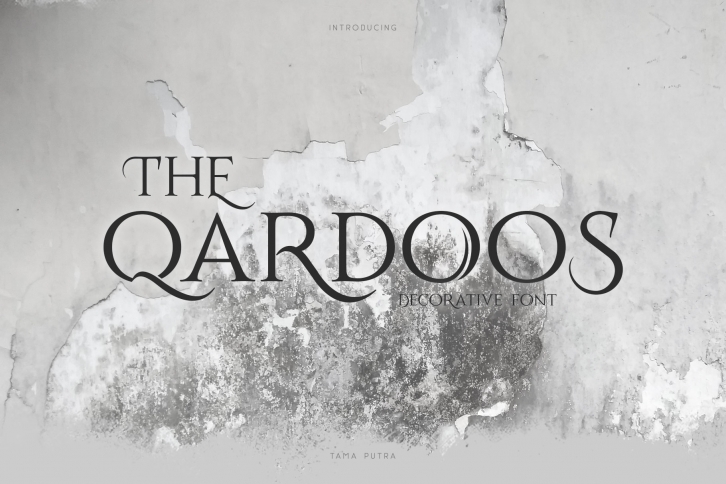 Qardoos Decorative Serif Typeface Font Download