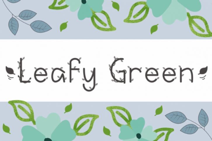 Leafy Green Font Download