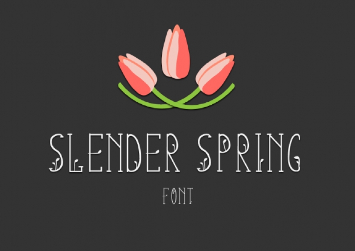 Slender Spring Font Download