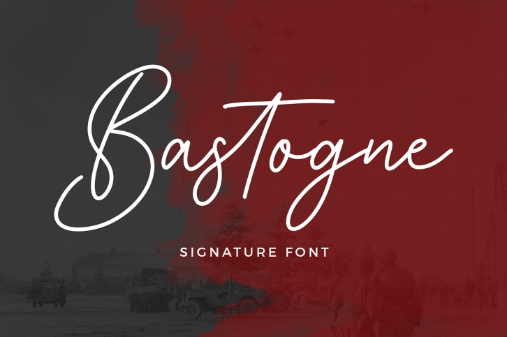 Bastogne Signature Font Font Download