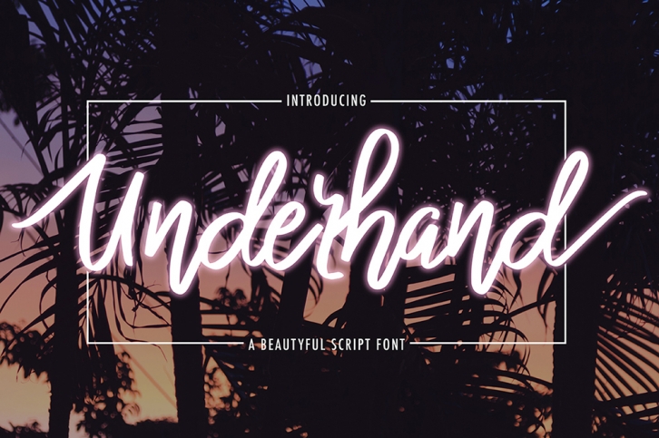 Underhand Font Download