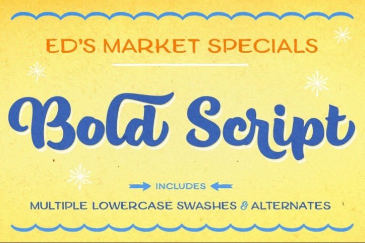 Eds Market Bold Script Font Download