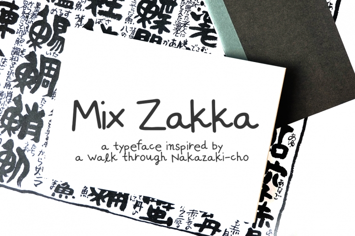 Zakka - a handwritten font inspired by Japan Font Download