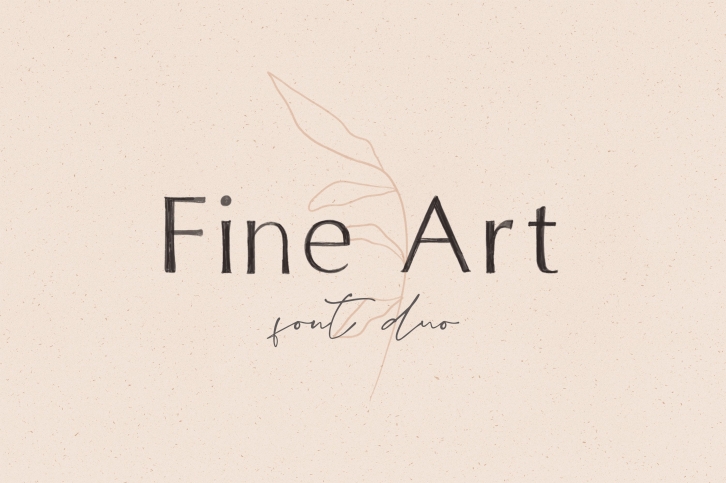 Fine Art Font Duo Font Download