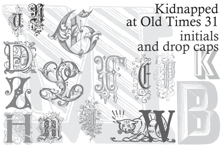 Kidnapped at Old Times 31 Font Download