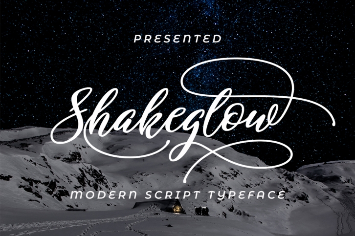 Shakeglowscript Font Download