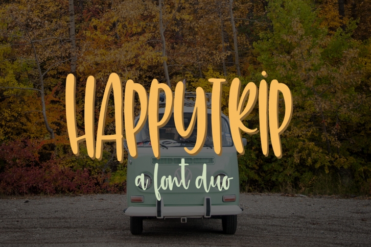 HappyTrip Font Duo Font Download