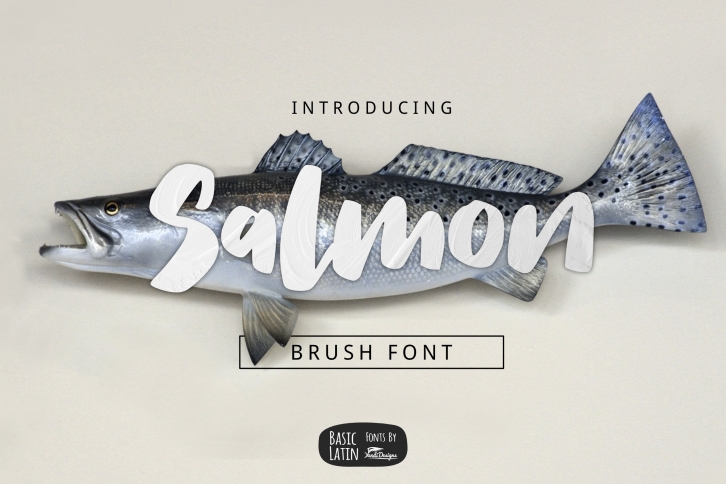 Salmon Brush Font Font Download