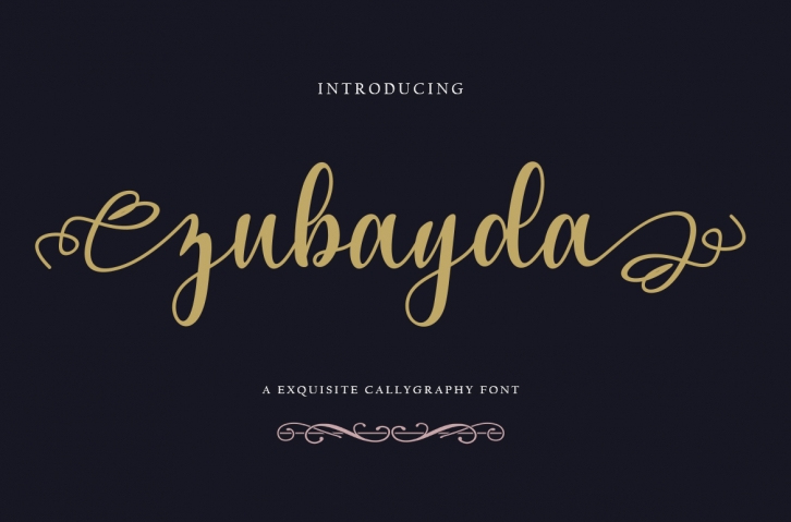 zubayda Font Download