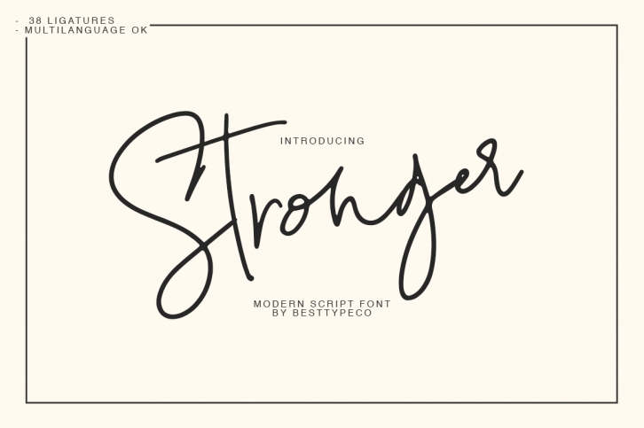 Stronger Font Download