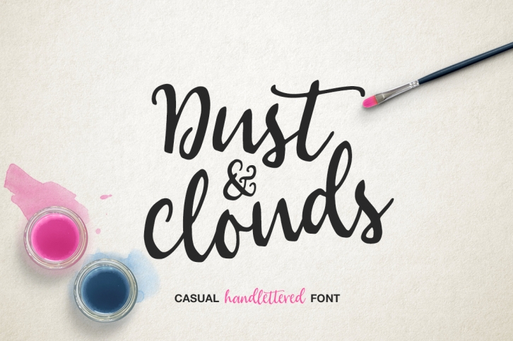 Dust & Clouds Font Download