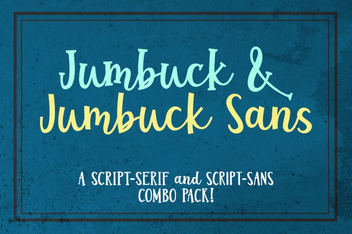 Jumbuck & Jumbuck Sans - a fun font duo! Font Download