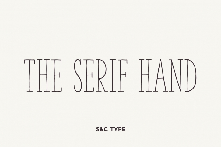 The Serif Hand Family Font Download