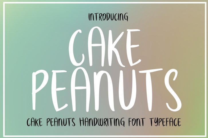 CAKE PEANUTS Font Download