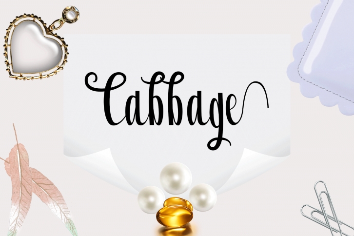 Cabbage New update Font Download