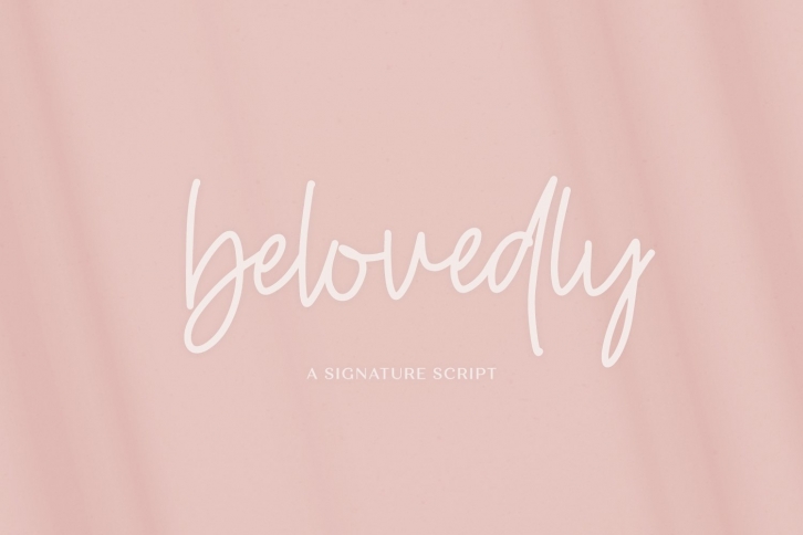 Belovedly Signature Script Font Font Download