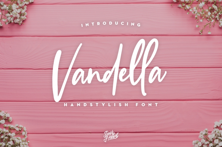 Vandella Handstylish Font Font Download