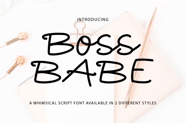Boss Babe - 25 off! Font Download