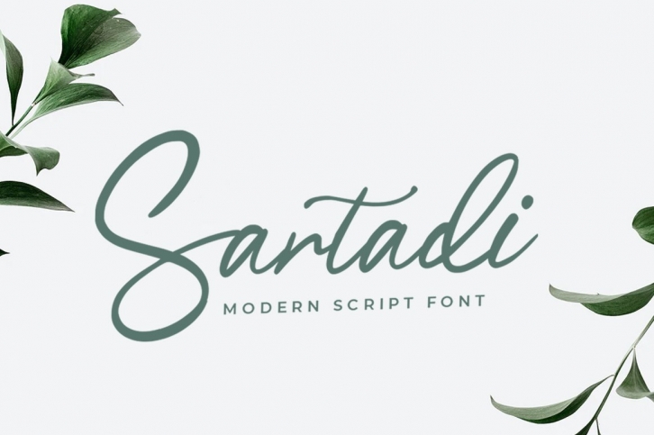 Sartadi - Beautiful script font Font Download