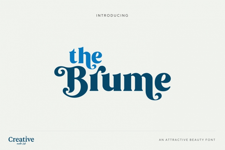 Brume - Beauty font Font Download