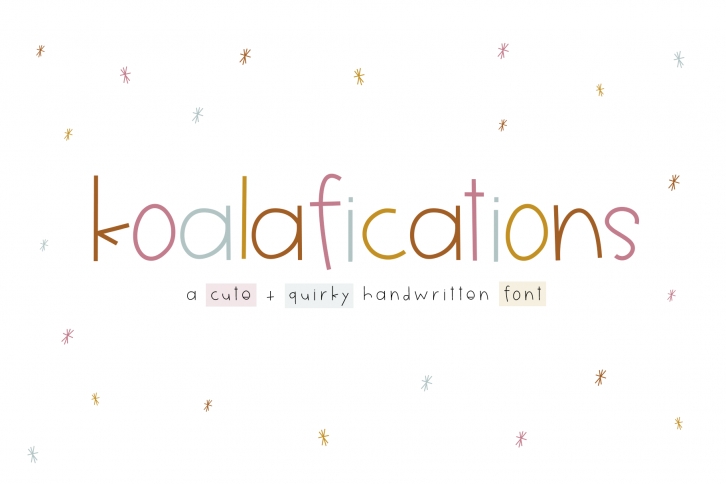 Koalafications - A Cute Handwritten Font Font Download