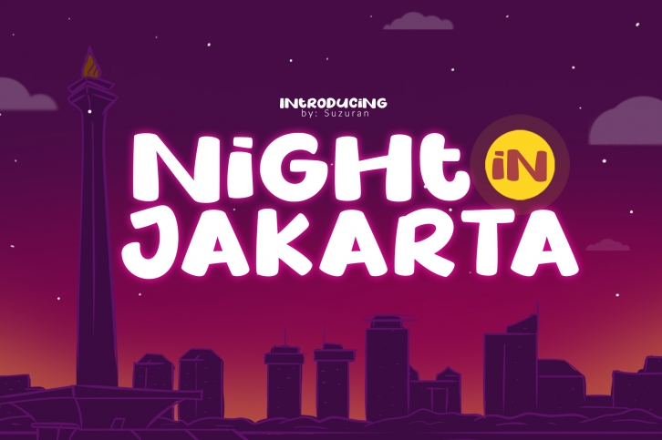 Night in Jakarta Font Download