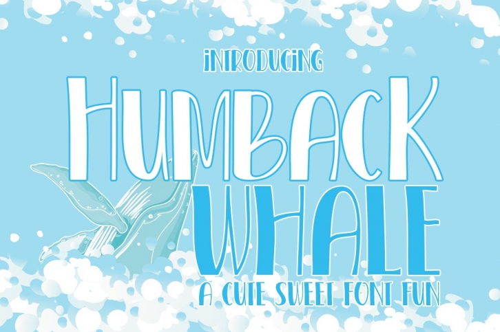 Humback Whale Font Download