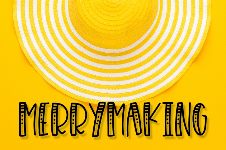 Merrymaking - 4 Styles Font Duo - Handlettered Font Download