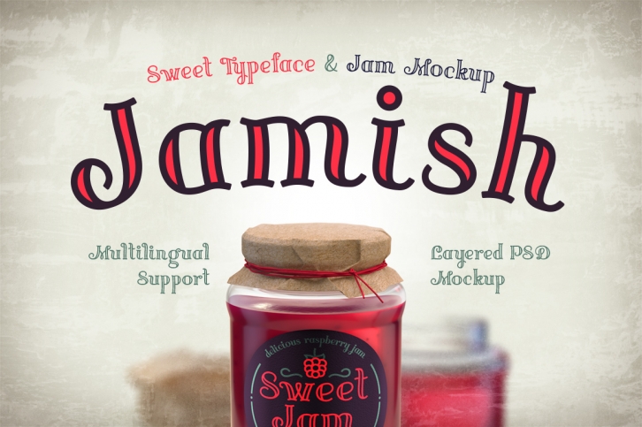 Jamish Font & Mockup Font Download