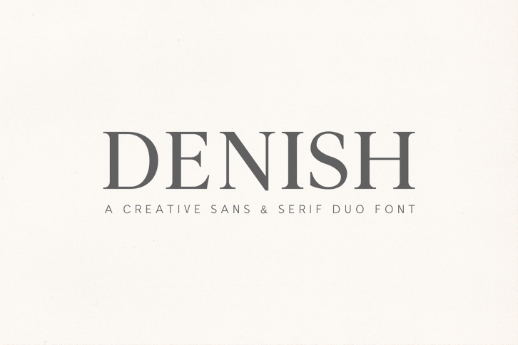 Denish Sans & Serif Duo Font Family Font Download