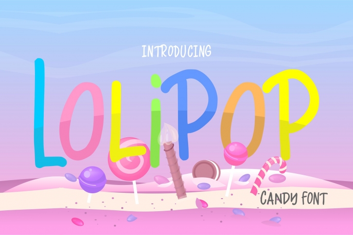 Lolipop | Candy Funny Font Font Download