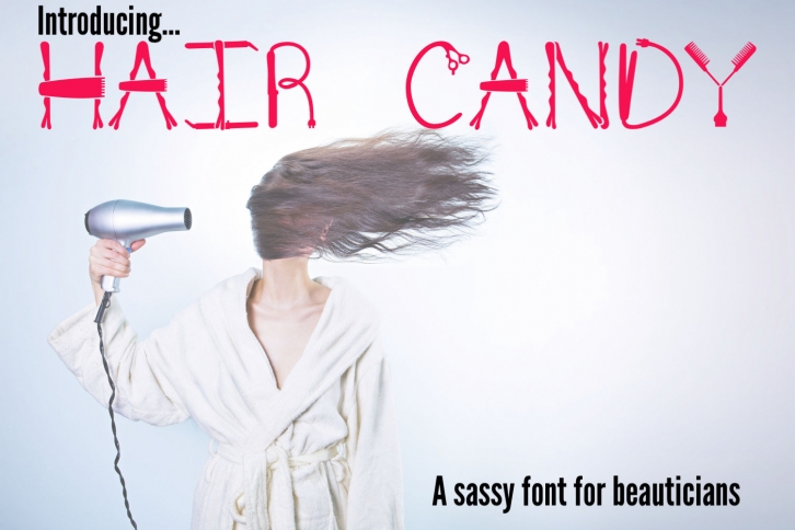 Hair Candy - A Sassy Font for Beauticians Font Download