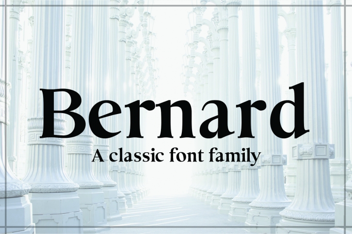 BERNARD, A Classic Typeface Font Download