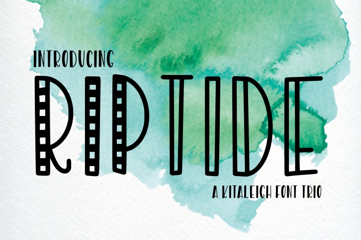 RipTide a Font Trio Font Download