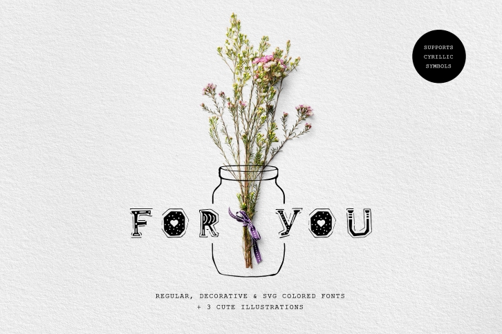 For You! Handmade Decorative Font Font Download