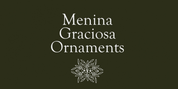 Menina Graciosa Ornaments Font Download