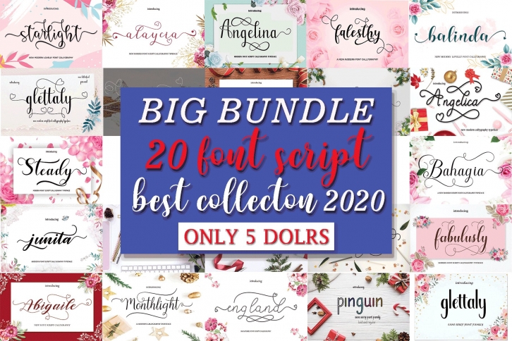 20 IN 1 BUNDLE Font Download