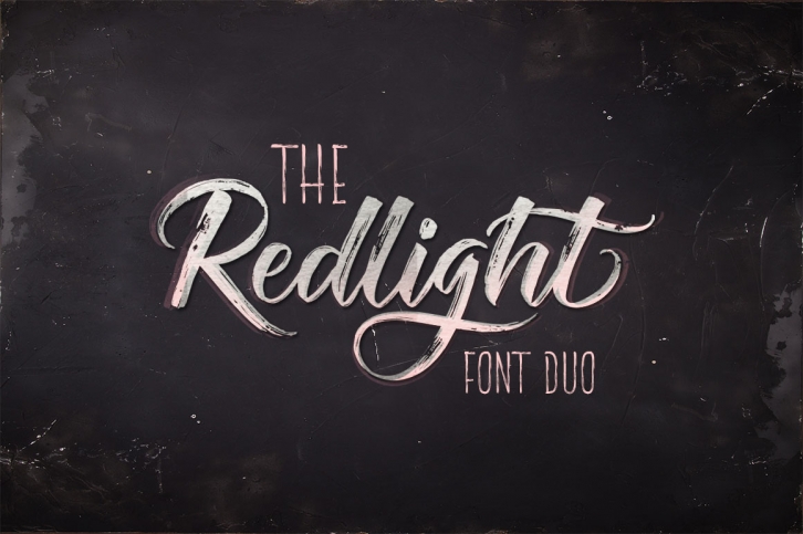 The Redlight Font Duo Font Download