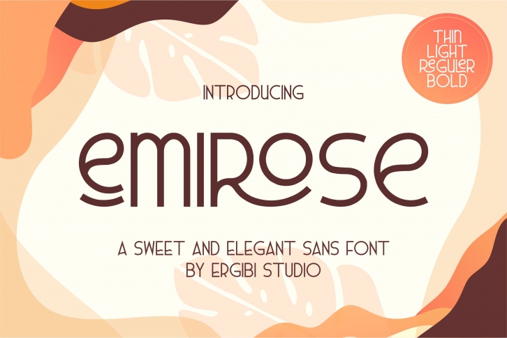 Emirose |Sweet&ElegantFont| Font Download