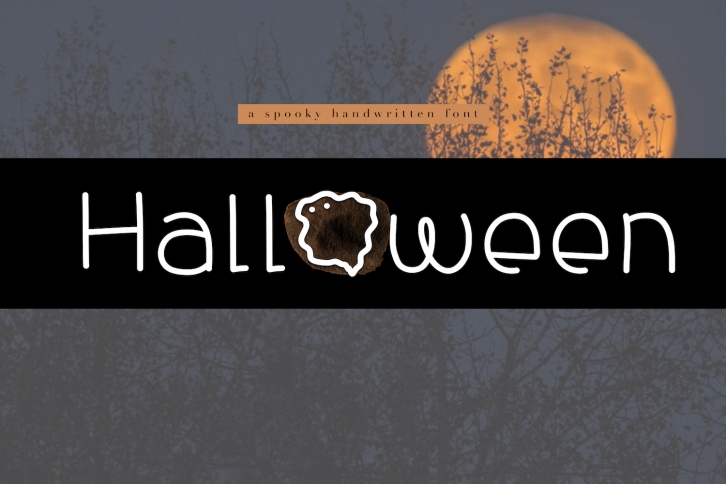 Halloween - A Spooky Handwritten Font Font Download