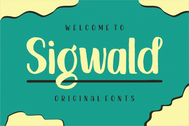 Sigwald - Handdrawn Fonts Font Download