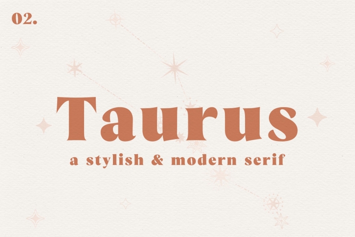 Taurus  A Stylish & Modern Serif Font Download